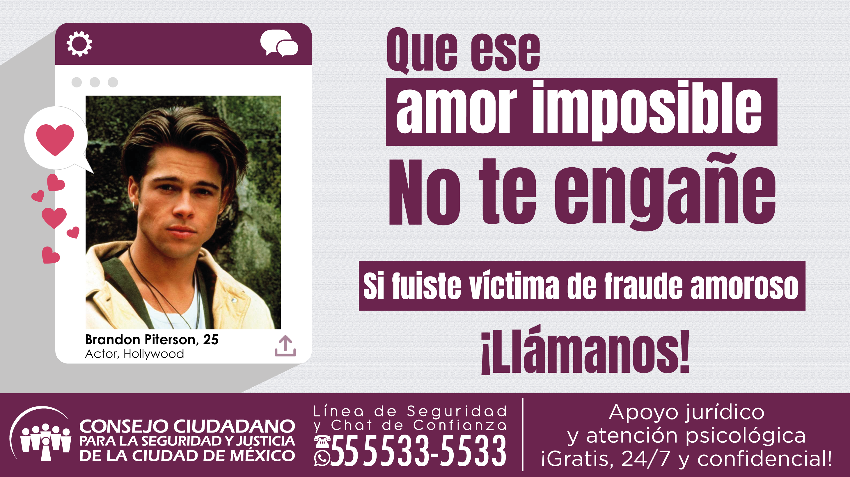 EN EL DÍA DE LOS AMORES IMPOSIBLES EVITA CAER EN FRAUDES AMOROSOS